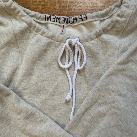 Free People Movement Women’s For The Win Off The Shoulder Sweatshirt - Picture 5 of 15